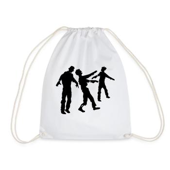 Many zombies Horde - Drawstring Bag - white - Front