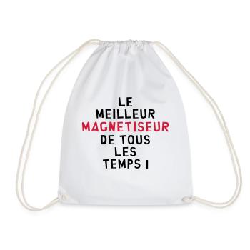 Magnétiseur / Radiesthésie / Rebouteux / Médecine - Sac de sport léger - blanc - Devant