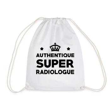 Radiologue / Radiologie / Radio / Docteur Médecin - Sac de sport léger - blanc - Devant