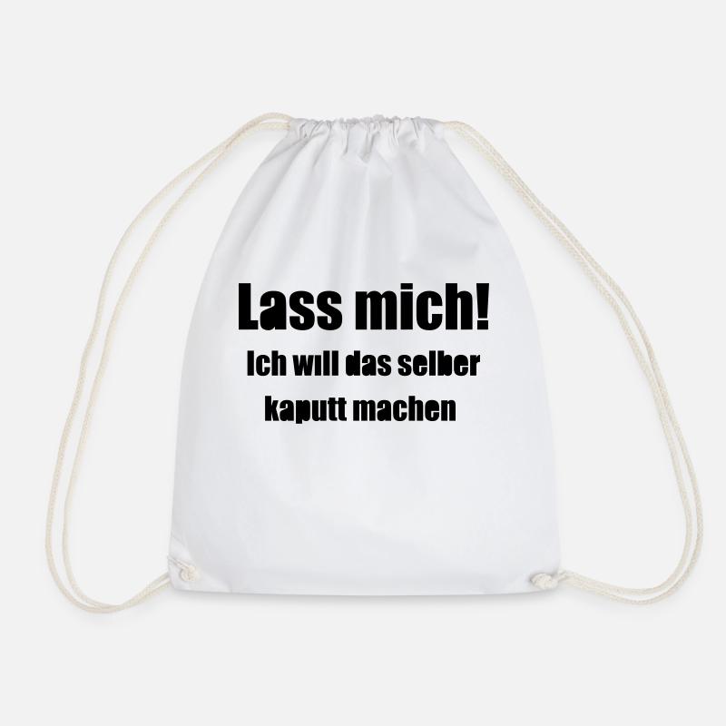 Lass mich! - Turnbeutel - Weiß