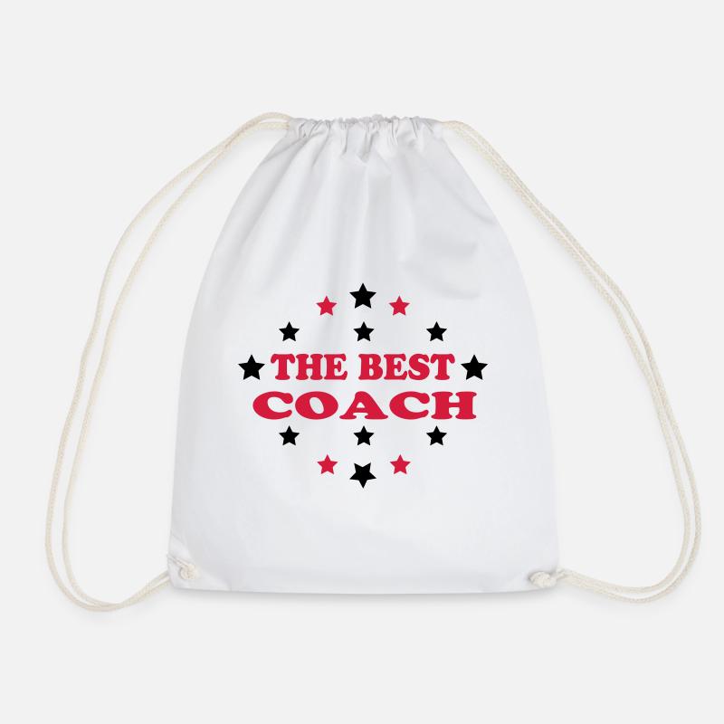 The best coach - Turnbeutel - Weiß
