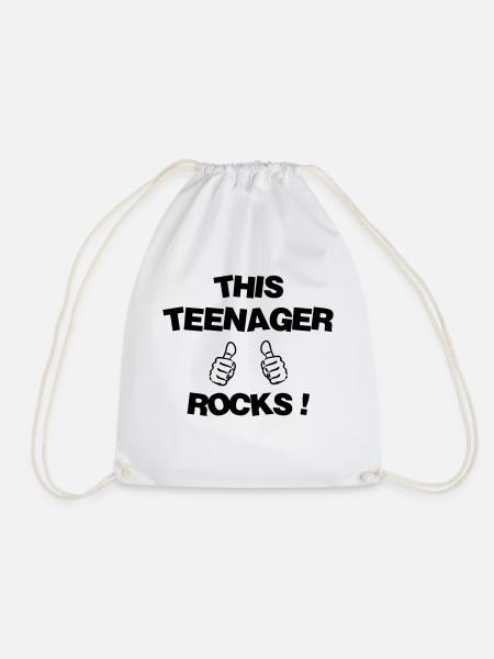 adolescent / enfant / ado / adolescente - Sac de sport léger - blanc