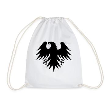 Deutschland Adler Nr.2 (Farbe editierbar) - Turnbeutel - Weiß - Vorne