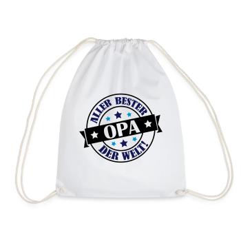 allerbester_opa_002 - Turnbeutel - Weiß - Vorne