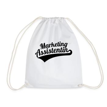 Marketingassistentin - Turnbeutel - Weiß - Vorne