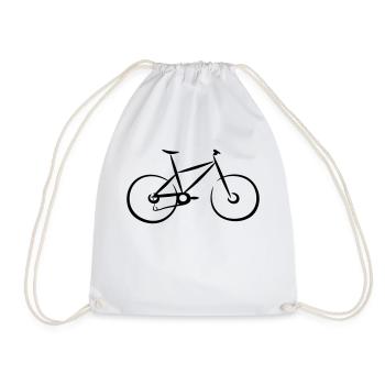 Cycling, Bike, Bicycle - Sac de sport léger - blanc - Devant