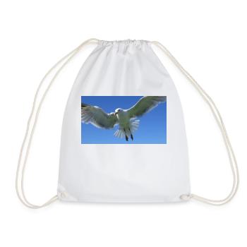 Gull - Drawstring Bag - white - Front