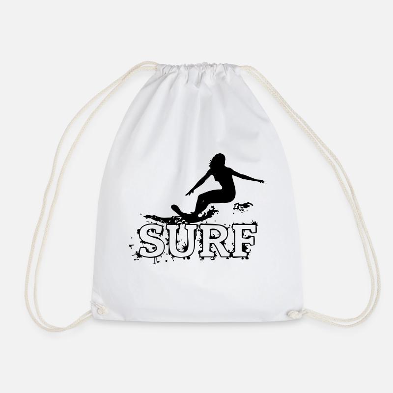 surfeuse - Sac de sport léger - blanc