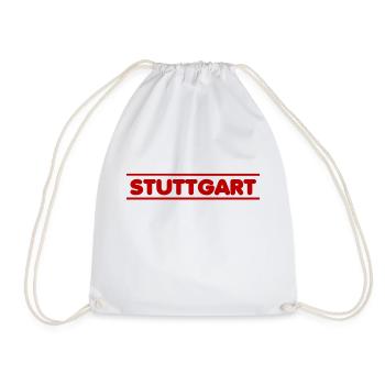 Stuttgart - Drawstring Bag - white - Front