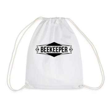 Beekeeper - Drawstring Bag - white - Front
