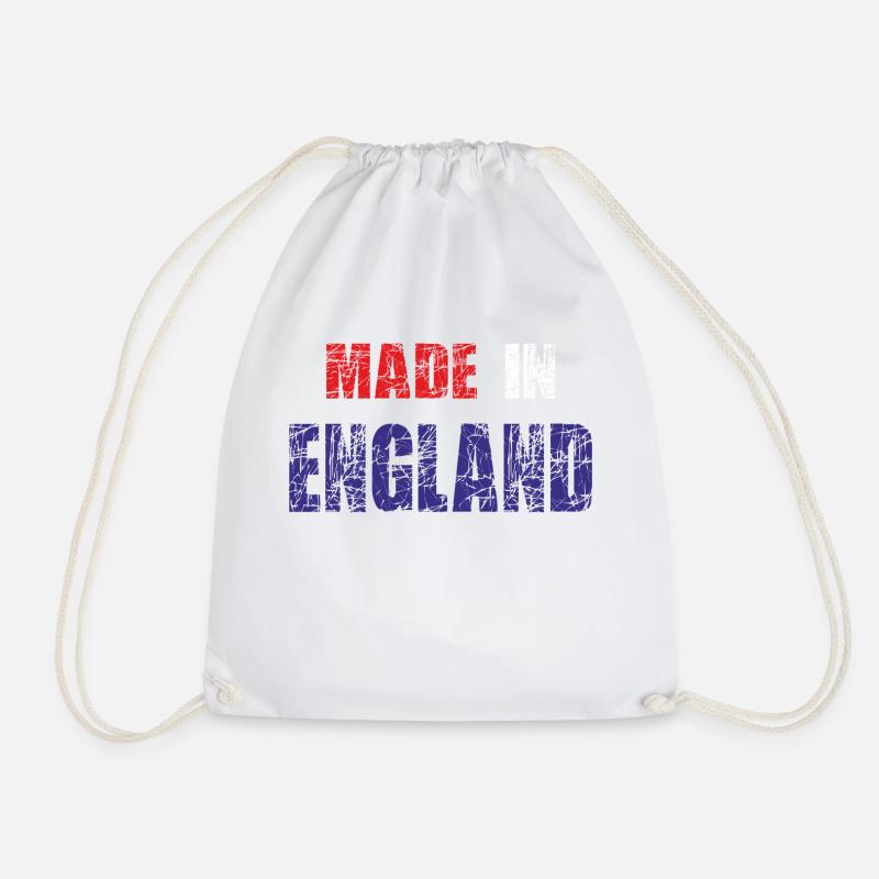 Made in England - Drawstring Bag - white