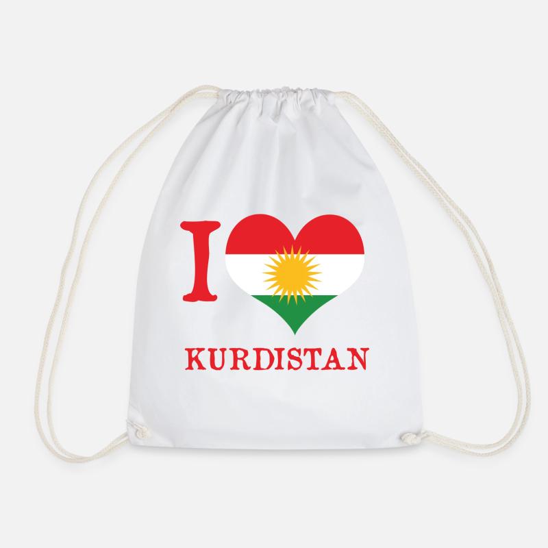 in liebe kurdistan - Turnbeutel - Weiß