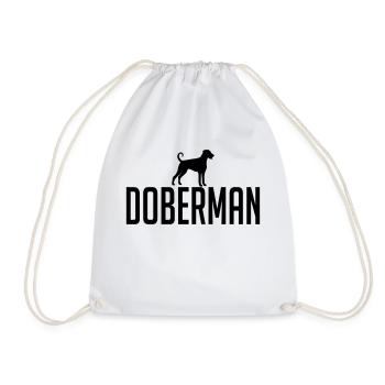 DOBERMAN race chien chien Wilsigns - Sac de sport léger - blanc - Devant