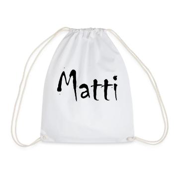 matti - Turnbeutel - Weiß - Vorne