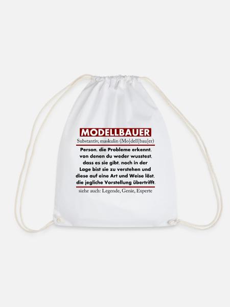 Modellbauer - Turnbeutel - Weiß