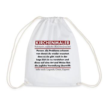 Kirchenmaler - Turnbeutel - Weiß - Vorne