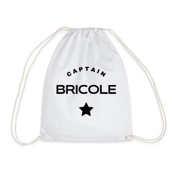 captain bricole - Sac de sport léger - blanc - Devant