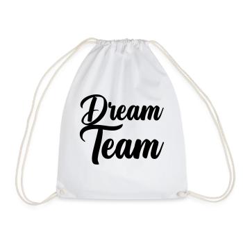 Dream Team - Drawstring Bag - white - Front