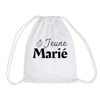 Jeune Marié - Sac de sport léger - blanc - Devant