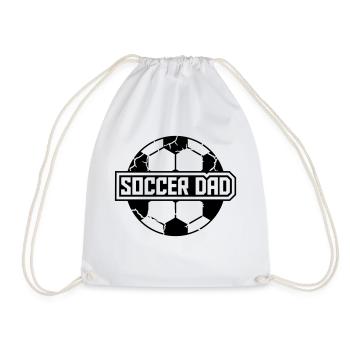 Sports Logo Soccer Papa - Sac de sport léger - blanc - Devant