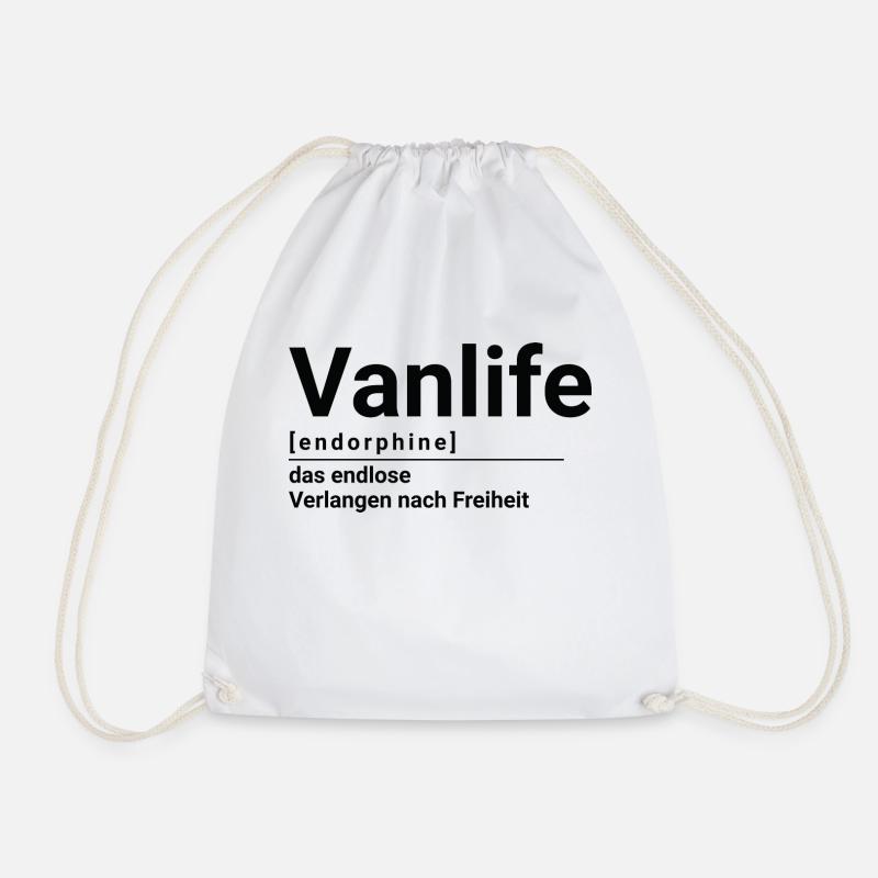 VAN-LIFE ENDORPHINE - Turnbeutel - Weiß