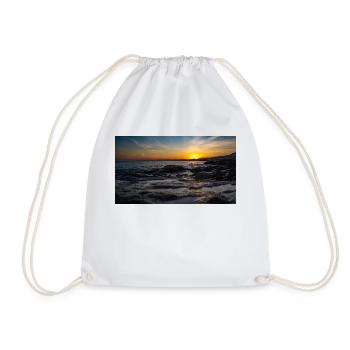 coucher de soleil - Sac de sport léger - blanc - Devant
