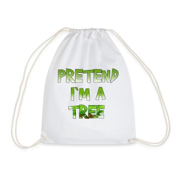 Faites semblant DANS UN ARBRE, Costume d’Halloween Cadeau d’octobre - Sac de sport léger - blanc - Devant