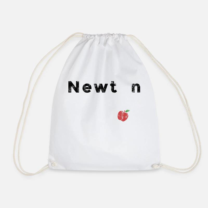 Isaac Newton - Turnbeutel - Weiß