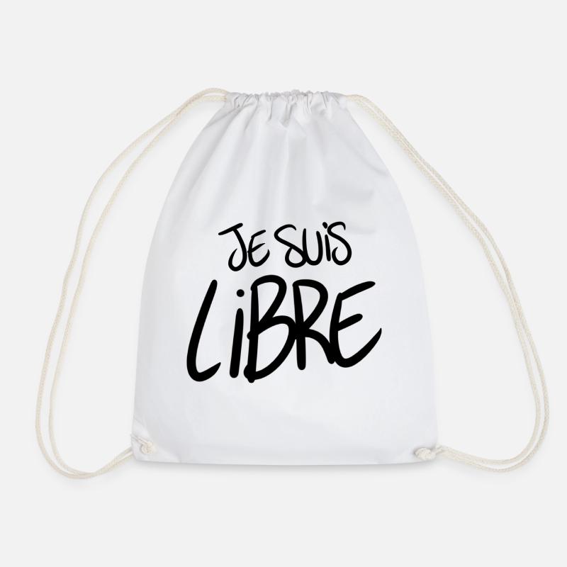 je suis libre - Sac de sport léger - blanc