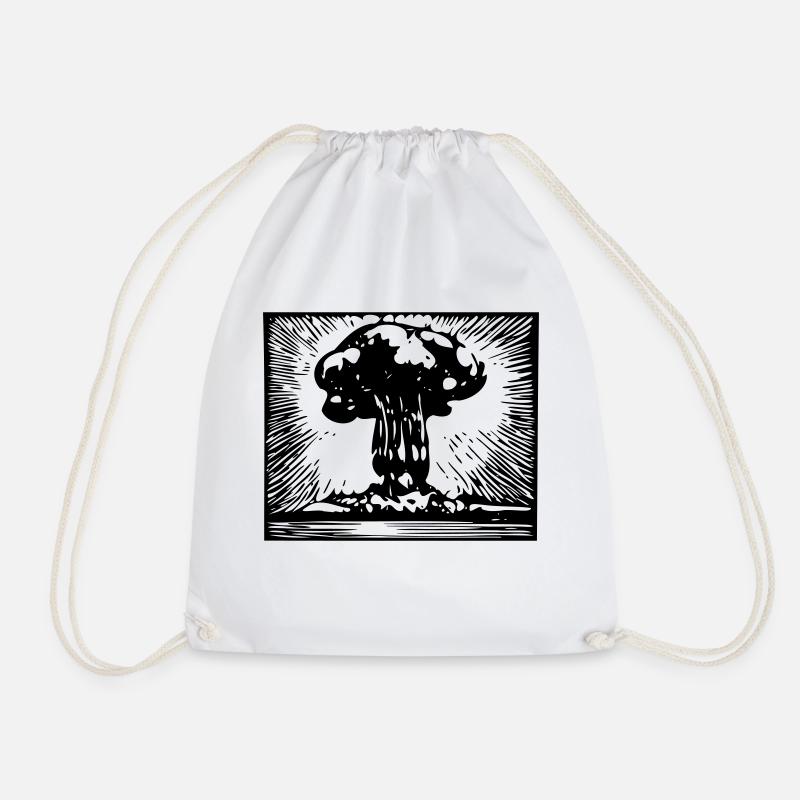 Atombombe - Turnbeutel - Weiß