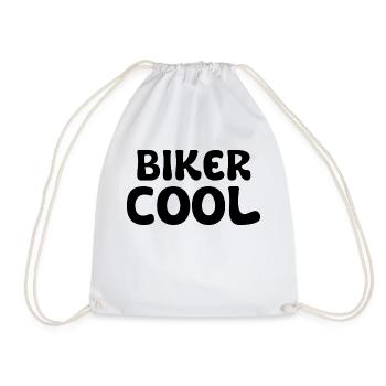 biker cool - Sac de sport léger - blanc - Devant