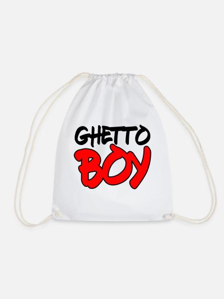 ghetto boy 2 - Turnbeutel - Weiß