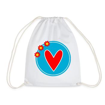 SCHÖNEN MUTTERTAG. MAMA. MUTTERTAG. ICH LIEBE DICH - Turnbeutel - Weiß - Vorne
