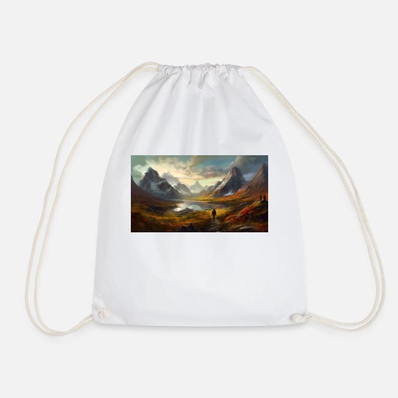 L’aventure vous attend - Sac de sport léger - blanc