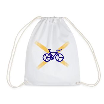 Crypto Bitcoin Trading - Drawstring Bag - white - Front