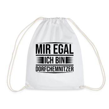 Mir egal Dorfchemnitz - Turnbeutel - Weiß - Vorne