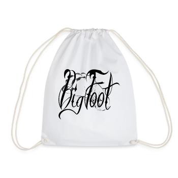 BIGFOOT - Drawstring Bag - white - Front