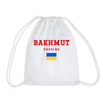 Bakhmut, Ukraine - Sac de sport léger - blanc - Devant