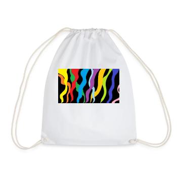 Fumée redimensionnée - Sac de sport léger - blanc - Devant