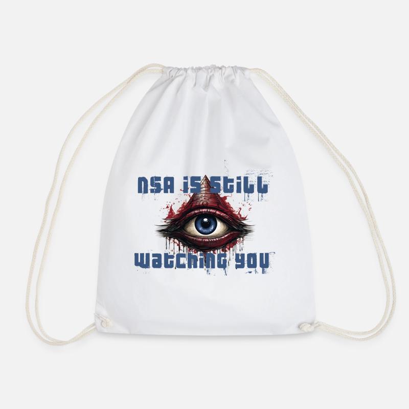 NSA still watching you - Turnbeutel - Weiß