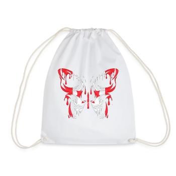 Canada, pays, drapeau, états officiels, continent - Sac de sport léger - blanc - Devant