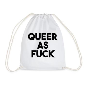 QUEER COMME - Sac de sport léger - blanc - Devant