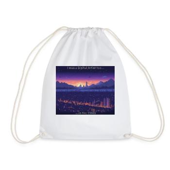 Artiste rétro - Sac de sport léger - blanc - Devant