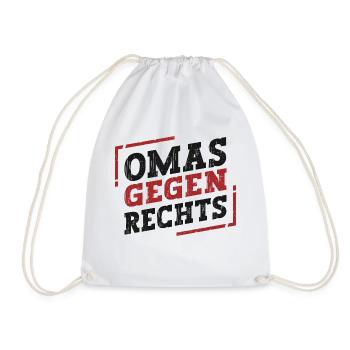 Omas Gegen Rechts - Turnbeutel - Weiß - Vorne