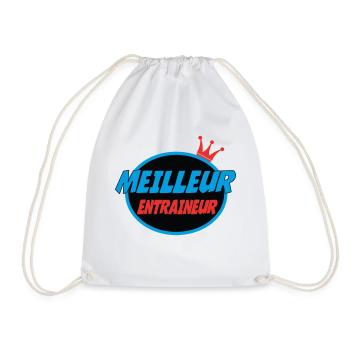 BEST COACH - Drawstring Bag - white - Front
