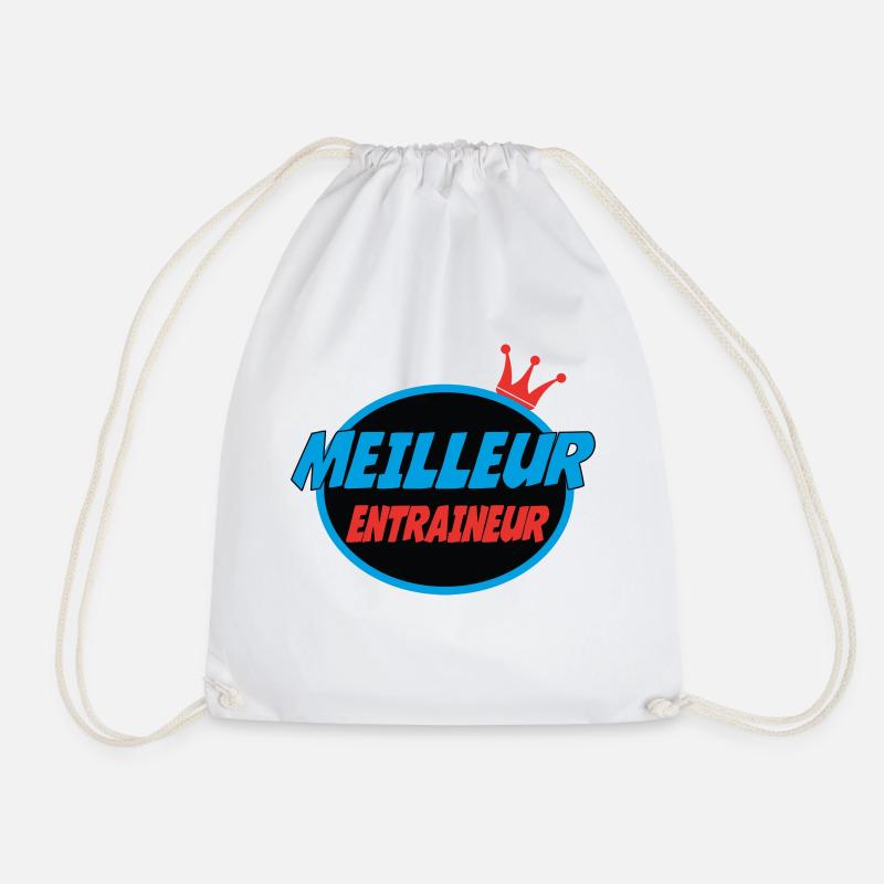 BEST COACH - Drawstring Bag - white
