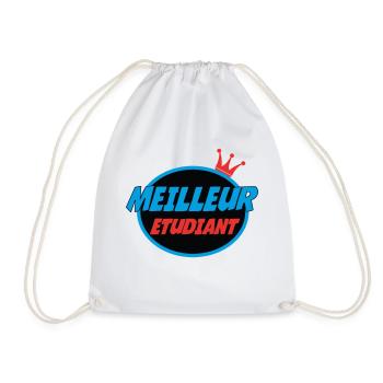 BEST STUDENT - Drawstring Bag - white - Front