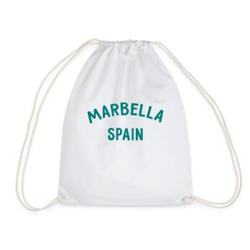 Marbella Spain Spain España - Drawstring Bag - white - Front