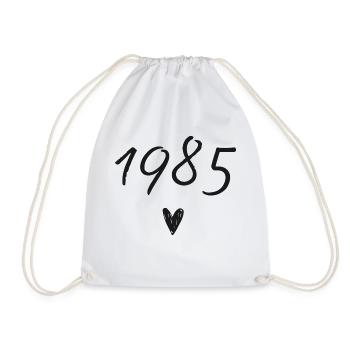 1985 coeur anniversaire - Sac de sport léger - blanc - Devant