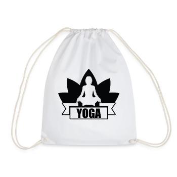 Yoga Meditation Spa Namaste - Turnbeutel - Weiß - Vorne